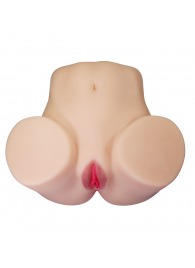 Телесный мастурбатор Julia с 2 любовными каналами - Baile - в Балашихе купить с доставкой