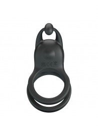 Черное перезаряжаемое виброкольцо Goodwin - Baile - в Балашихе купить с доставкой