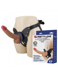 Поясной страпон Wells: трусики в форме бабочки и фаллоимитатор-насадка - Baile - купить с доставкой в Балашихе