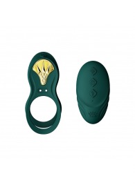 Зеленое эрекционное виброкольцо Bayek с пультом ДУ - Zalo - в Балашихе купить с доставкой