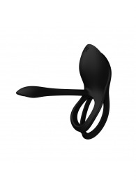 Черное эрекционное виброкольцо Bayek с пультом ДУ - Zalo - в Балашихе купить с доставкой