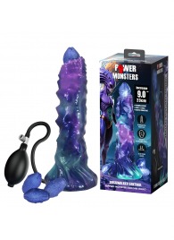 Фиолетовый яйцеродящий фаллоимитатор Duskwalker Sentinal на присоске - 22,4 см. - Baile - купить с доставкой в Балашихе