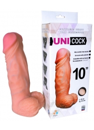 Фаллическая насадка Харнесс UNICOCK 10  - 25 см. - LOVETOY (А-Полимер) - купить с доставкой в Балашихе