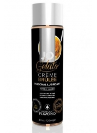 Лубрикант с ароматом крем-брюле JO GELATO CREME BRULEE - 120 мл. - System JO - купить с доставкой в Балашихе