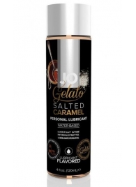 Лубрикант с ароматом солёной карамели JO GELATO SALTED CARAMEL - 120 мл. - System JO - купить с доставкой в Балашихе