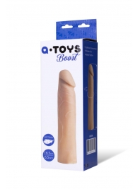 Реалистичная насадка с ярко выраженной головкой - 16,5 см. - A-toys - в Балашихе купить с доставкой