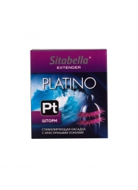 Стимулирующая насадка со спиралью из усиков Platino  Шторм - Sitabella - купить с доставкой в Балашихе