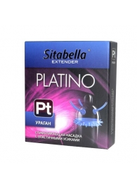 Стимулирующая насадка с усиками и шипиками Platino  Ураган - Sitabella - купить с доставкой в Балашихе
