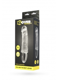 Прозрачная насадка с петлёй для фиксации - 14 см. - ToyFa - в Балашихе купить с доставкой