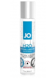 Возбуждающий лубрикант на водной основе JO Personal Lubricant H2O Warming - 30 мл. - System JO - купить с доставкой в Балашихе