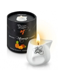 Массажная свеча с ароматом манго и ананаса Bougie de Massage Ananas Mangue - 80 мл. - Plaisir Secret - купить с доставкой в Балашихе