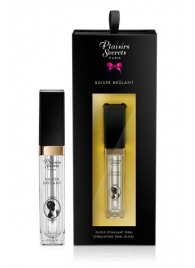 Стимулирующий блеск для губ Baiser Brulant Gloss Plaisirs Secrets - 7 мл. - Plaisir Secret - купить с доставкой в Балашихе