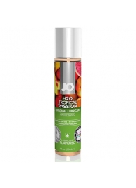 Смазка с ароматом тропических фруктов JO Flavored Tropical Passion - 30 мл. - System JO - купить с доставкой в Балашихе