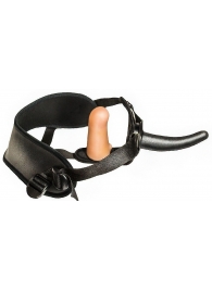 Женский страпон с вагинальной пробкой Woman Strap - 12 см. - LOVETOY (А-Полимер) - купить с доставкой в Балашихе