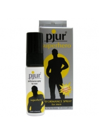 Пролонгирующий мужской спрей pjur SUPERHERO spray - 20 мл. - Pjur - купить с доставкой в Балашихе