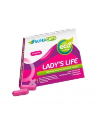 Возбуждающие капсулы Ladys Life - 14 капсул (0,35 гр.) - SuperCaps - купить с доставкой в Балашихе