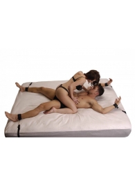 Бондаж для фиксации на кровати Frisky Bedroom Restraint Kit - XR Brands - купить с доставкой в Балашихе