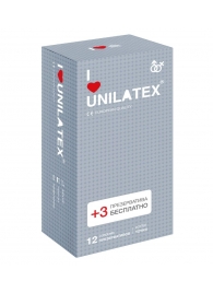 Презервативы с точками Unilatex Dotted - 12 шт. + 3 шт. в подарок - Unilatex - купить с доставкой в Балашихе