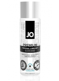 Охлаждающий лубрикант на силиконовой основе JO Personal Premium Lubricant Cooling - 60 мл. - System JO - купить с доставкой в Балашихе