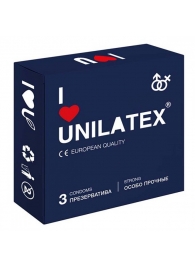 Ультрапрочные презервативы Unilatex Extra Strong - 3 шт. - Unilatex - купить с доставкой в Балашихе