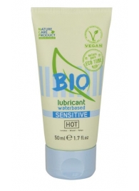 Органический лубрикант для чувствительной кожи Bio Sensitive - 50 мл. - HOT - купить с доставкой в Балашихе