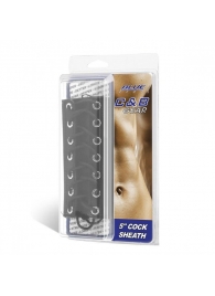 Сбруя на член на шнуровке 5  Cock Sheath - BlueLine - купить с доставкой в Балашихе