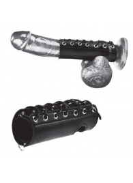Сбруя на член на шнуровке 5  Cock Sheath - BlueLine - купить с доставкой в Балашихе