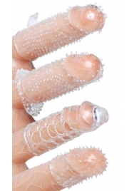 Набор из 4 насадок на член Pleasured Penis Enhancement Sleeve 4 Pack - XR Brands - в Балашихе купить с доставкой