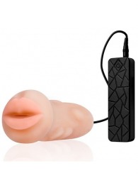 Мастурбатор-ротик с вибрацией REALSTUFF VIBRATING MASTURBATOR MOUTH - Dream Toys - в Балашихе купить с доставкой