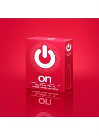 Супертонкие презервативы ON) Super Thin - 3 шт. - ON) - купить с доставкой в Балашихе