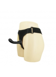 Страпон с изогнутой головкой Ultra Harness Curvy Dildo - 15,8 см. - Baile - купить с доставкой в Балашихе