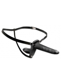 Женский страпон с вагинальной пробкой Double Penetrix Strap-on - 15 см. - Pipedream - купить с доставкой в Балашихе
