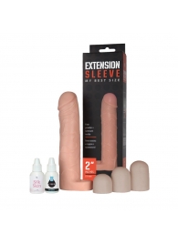 Насадка-удлинитель Extension sleeve с подхватом мошонки - 19 см. - Sitabella - в Балашихе купить с доставкой