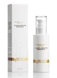 Массажный гель-смазка на силиконовой основе Allover Massage Gel - 100 мл. - YESforLOV - купить с доставкой в Балашихе