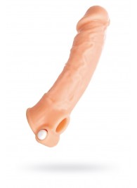 Удлиняющая насадка на пенис с вибрацией - 18,5 см. - ToyFa - в Балашихе купить с доставкой