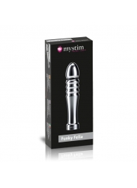 Ребристый фаллоимитатор для электростимуляции Funky Fella Rill Dildo - 13 см. - MyStim - купить с доставкой в Балашихе