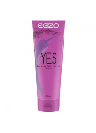 Согревающий лубрикант на водной основе Egzo Yes - 50 мл. - EGZO - купить с доставкой в Балашихе