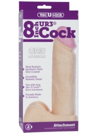Ультрареалистичная насадка для трусиков Vac-U-Lock 8  ULTRASKYN Cock - 20,57 см. - Doc Johnson - купить с доставкой в Балашихе
