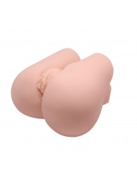 Реалистичный мастурбатор с вибрацией и двумя тоннелями - вагиной и анусом - Baile - в Балашихе купить с доставкой