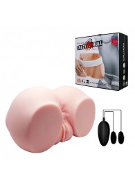 Телесный мастурбатор с двумя любовными тоннелями и вибрацией - Baile - в Балашихе купить с доставкой