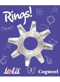 Прозрачное эрекционное кольцо Rings Cogweel - Lola Games - в Балашихе купить с доставкой