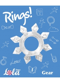 Прозрачное эрекционное кольцо Rings Gear - Lola Games - в Балашихе купить с доставкой