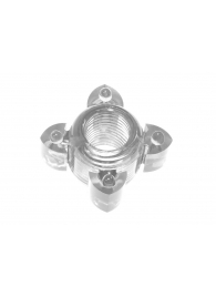 Прозрачное эрекционное кольцо Rings Screw - Lola Games - в Балашихе купить с доставкой