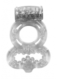 Прозрачное эрекционное кольцо Rings Treadle с подхватом - Lola Games - в Балашихе купить с доставкой