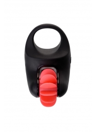 Чёрно-красное эрекционное виброкольцо Erotist - Erotist Adult Toys - в Балашихе купить с доставкой