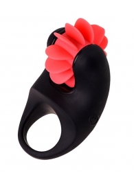 Чёрно-красное эрекционное виброкольцо Erotist - Erotist Adult Toys - в Балашихе купить с доставкой