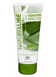 Смазка на водной основе с алоэ вера Nature Lube - 30 мл. - HOT - купить с доставкой в Балашихе