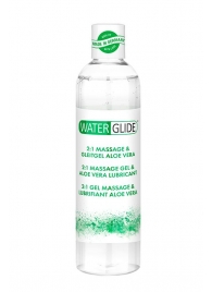 Гель-смазка 2-в-1 MASSAGE   LUBRICANT ALOE VERA - 300 мл. - Waterglide - купить с доставкой в Балашихе