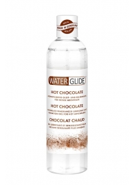 Лубрикант на водной основе с ароматом шоколада HOT CHOCOLATE - 300 мл. - Waterglide - купить с доставкой в Балашихе