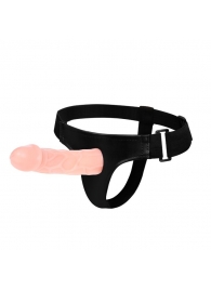 Телесный фаллоимитатор на трусиках Jessica Strap-On - 15,5 см. - Baile - купить с доставкой в Балашихе